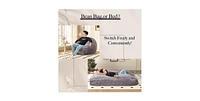 The Pop Home Giant Bean Bag Chair Bed,Comfortable Sofa for Bedroom, Living Room, Office-The