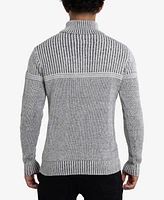 X-Ray Men's Ribbed Pattern Turtleneck Sweater
