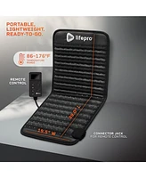 LifePro Portable Far Infrared Heating Mat – Infrared Heat Pad for Back Pain Relief, Improved Mood, Energy & Recovery