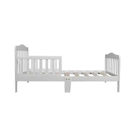 Slickblue Durable Wooden Baby Toddler Bed for Safe and Comfortable Sleep