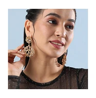 Sohi Dewy Dahlia Drop Earrings