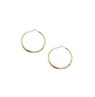 Sohi Minimal Circular Hoop Earrrings