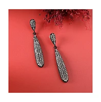 Bling Almond Drop Earrings