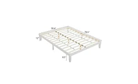 Slickblue Wooden Bed Frame for Bedroom with Sturdy Construction and Stylish Design