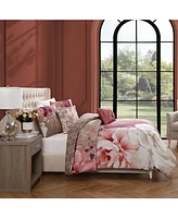 Bebejan Florence Bedding 200 Thread Count 100% Cotton 5 Piece Queen Size Reversible Comforter Set