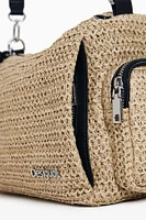 Desigual Women's Small raffia bag