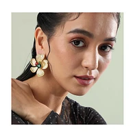 Sohi Luminous Petal Stud Earrings