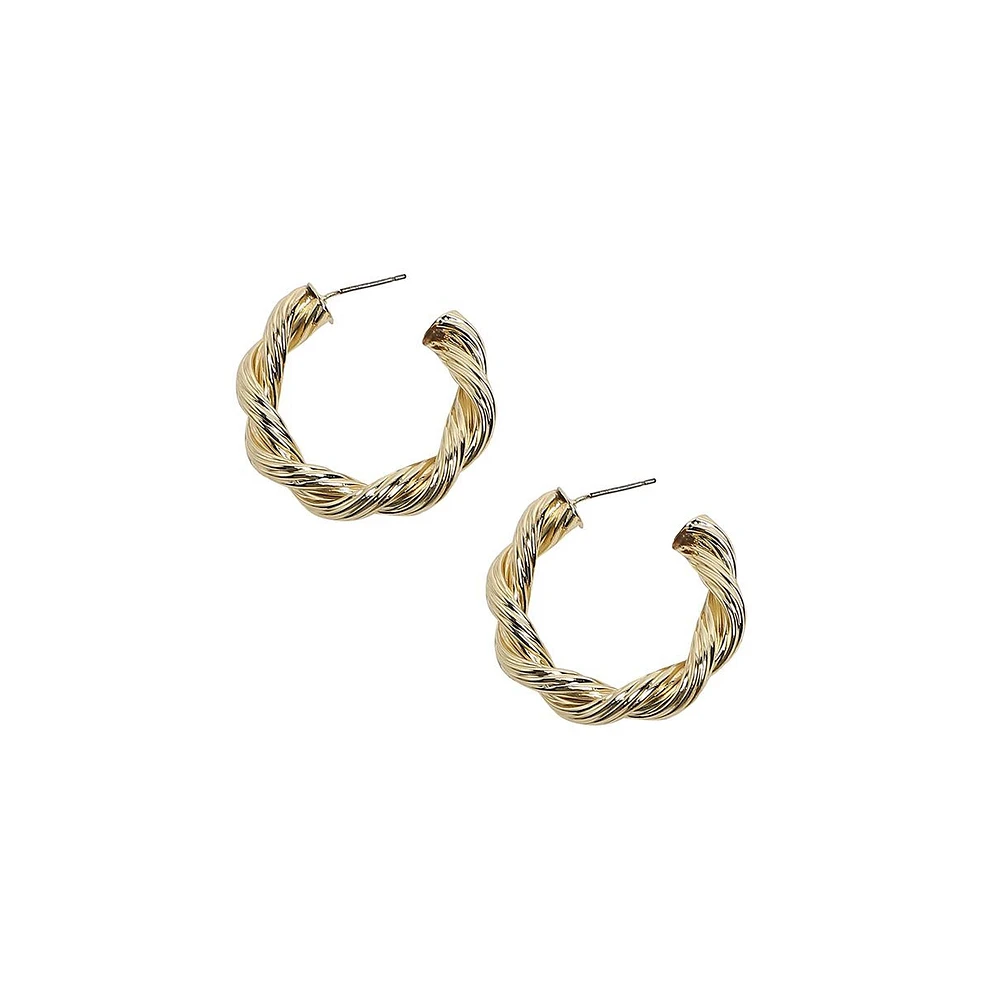 Sohi Twisted Hoop Earrrings