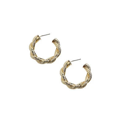 Sohi Twisted Hoop Earrrings