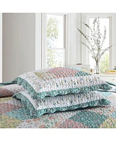 MarCielo 3 Piece Printed Quilt Set Bedspread Set B027