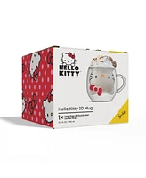 JoyJolt Hello Kitty 3D Double Wall Coffee Mug