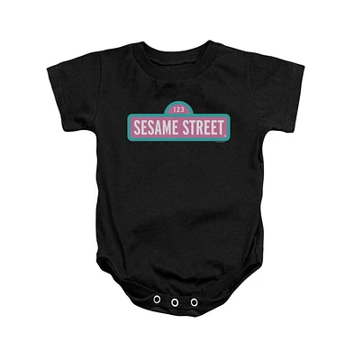 Sesame Street Baby Boys Youth Alt Logo Snapsuit