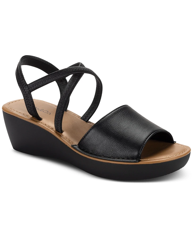 Style & Co Women's Babettee Crisscross Wedge Sandals, Exclusively at Macy's