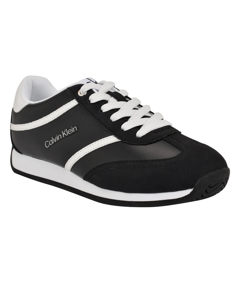 Calvin Klein Women's Avyenna Retro Lace-Up Sneakers