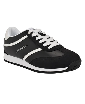 Calvin Klein Women's Avyenna Retro Lace-Up Sneakers