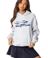 Edikted Women's Retro Rides Hoodie