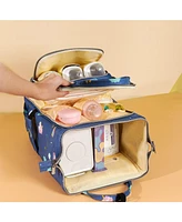 Sunveno Wide Open Frame Diaper Bag Backpack