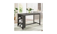 Slickblue 5-Piece Counter Height Table Set for Stylish and Functional Dining Spaces