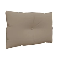 vidaXL Pallet Cushions pcs Taupe Fabric