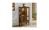 Slickblue Elegant Display Cabinet for Showcasing Decor and Organizing Treasures