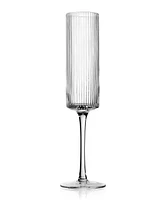 Godinger Sullivan Street Fluted Champagne Glasses, Set of 4