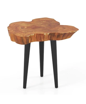 Slickblue Irregular End Table for Unique and Modern Living Room Decor