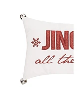 C&F Home 8" x 12" Jingle All The Way Small Petite Christmas Throw Pillow