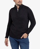 X-Ray Men's Quarter-Zip Pullover Sweater