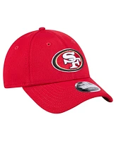 New Era Big Boys and Girls Scarlet San Francisco 49ers Main 9FORTY Adjustable Hat