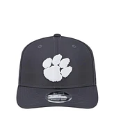 New Era Men's Charcoal Clemson Tigers 9SEVENTY Stretch-Snap Hat