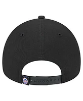 New Era Men's Black New York Mets 9FORTY A-Frame Adjustable Hat