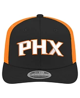 New Era Men's Black/Orange Phoenix Suns Statement Edition Jersey Hook 9SEVENTY Stretch-Snap Hat