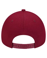 New Era Men's Burgundy Washington Commanders A-Frame 9FORTY Adjustable Hat