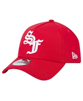 New Era Men's Scarlet San Francisco 49ers Mystic 9FORTY A-Frame Adjustable Hat