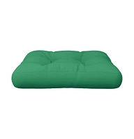 vidaXL Pallet Cushion Green Fabric