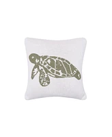 C&F Home Turtle Knitted Small Petite Throw Pillow