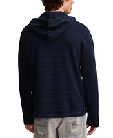 Lucky Brand Men's Waffle Drawstring Hoodie