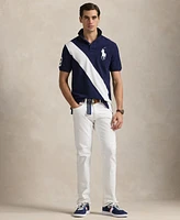 Polo Ralph Lauren Men's Custom Slim Fit Big Pony Mesh Shirt