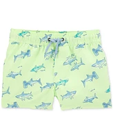 Carter's Toddler Boys Shark Rashguard & Swim Trunk Set