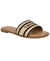 Calvin Klein Women's Kendell Flat Slip-On Sandals