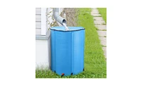 Slickblue Compact Folding Rain Barrel Water Collector for Efficient and Space-Saving Water Harvesting