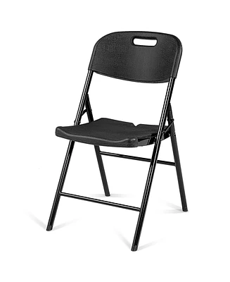 Slickblue 2 piece Garden Plastic Folding Chair