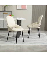 Dyhome Upholstered Dining Chairs, Set of 2