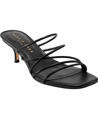 Marc Fisher Ltd Women's Banna Slip-On Strappy Dress Sandals