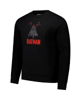 Freeze Max Men's Black Batman Comics Signal Pullover Sweatshirt