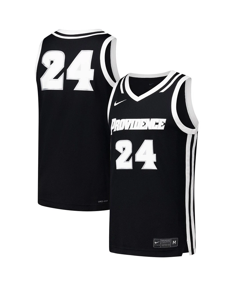 Nike Men's 24 Black Providence Friars Replica Basketball Jersey