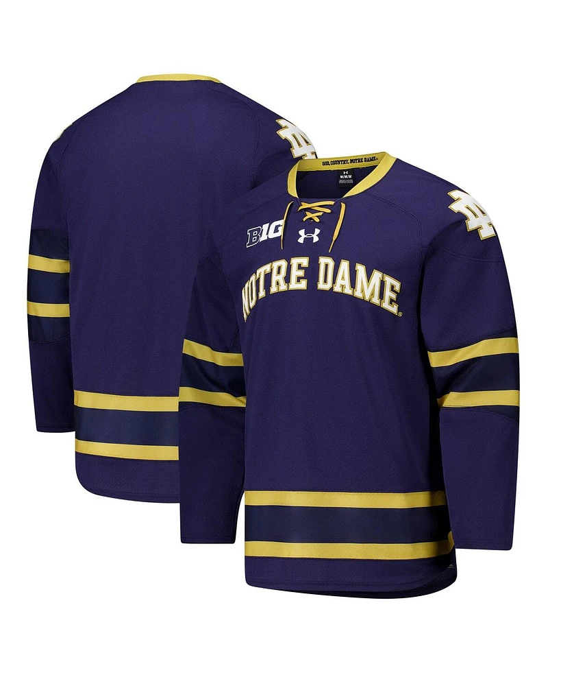 Under Armour Men's Navy Notre Dame Fighting Irish Replica Hockey Jersey