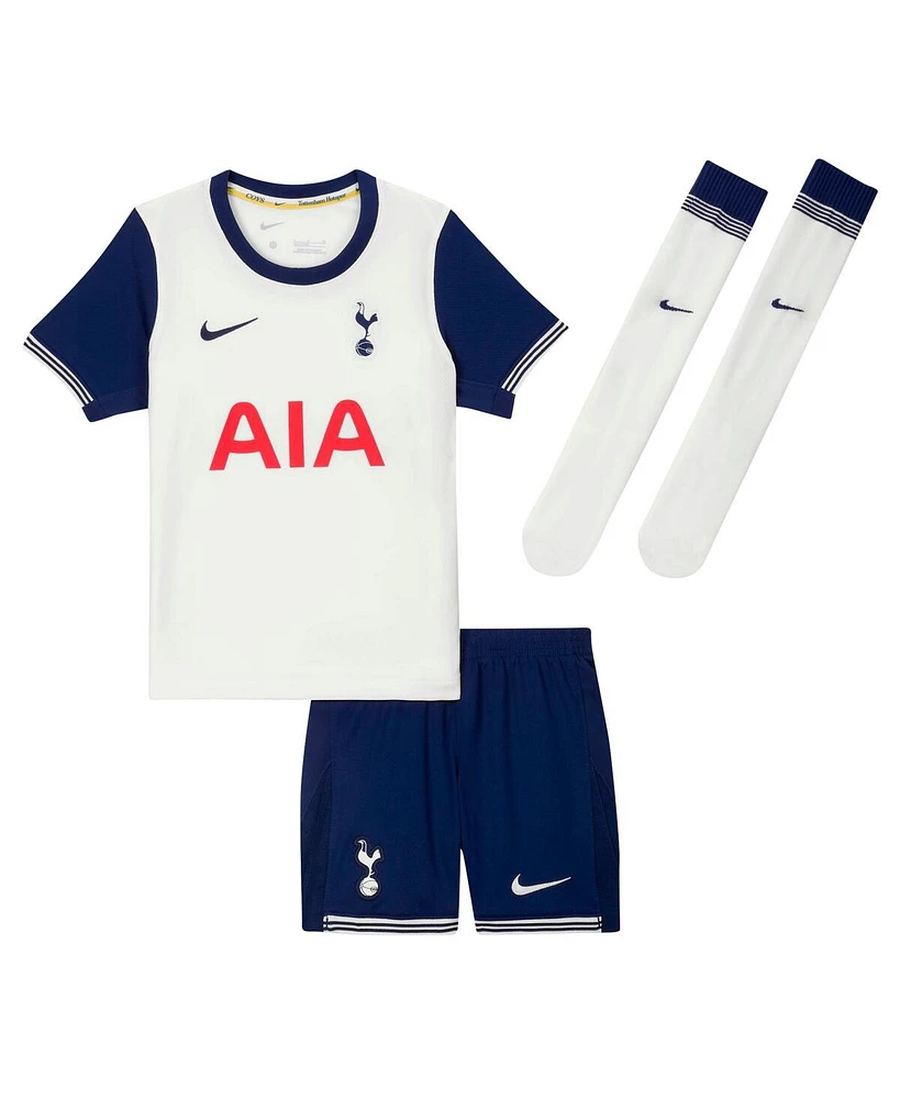 Nike Preschool White Tottenham Hotspur 2024/25 Home Replica Stadium Kit Set