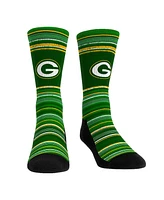 Rock 'Em Men's Green Bay Packers Primary Crew Socks Boxer Briefs Combo Pack