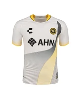 Charly Men's White Pittsburgh Riverhounds Sc Third Authentic Jersey
